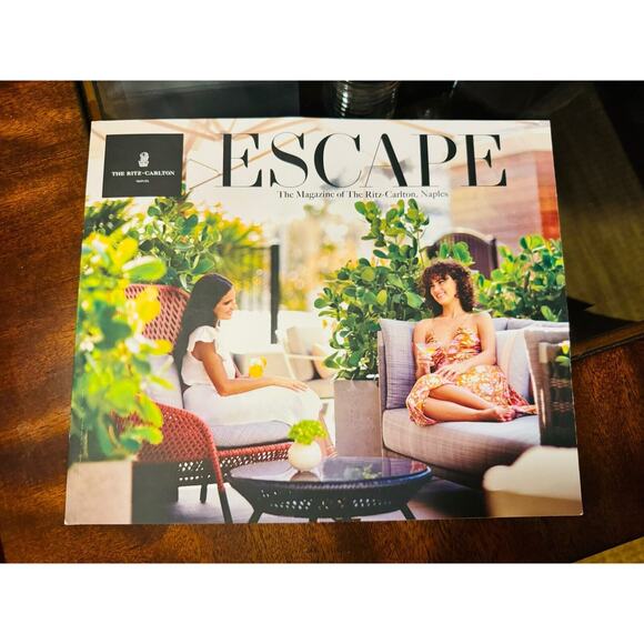 Ritz-Carlton Naples Florida Escape Magazine 2024 NEW Rare Ritz Naples Hotel Book - Picture 14 of 14